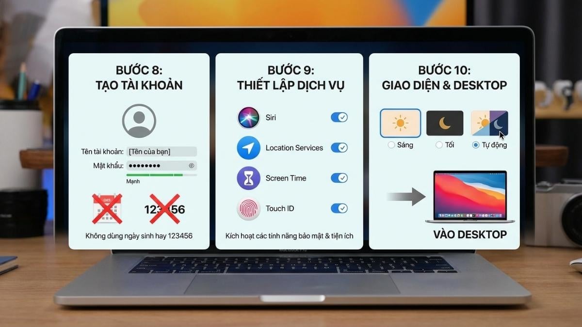 Hướng dẫn thiết lập Macbook Neo